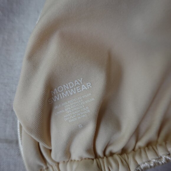 Monday Swimwear Bikini Champagne Collection Size S - Picture 3 of 4